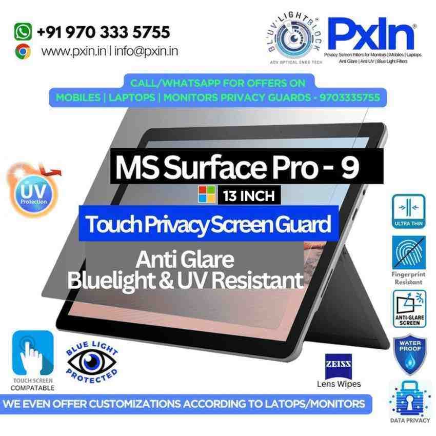 MS Surface Pro 9 13 Inch Privacy Screen Protector