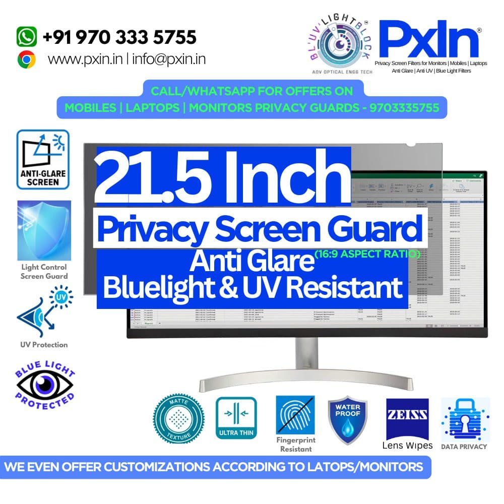 21.5 Inch Monitor Privacy Filter