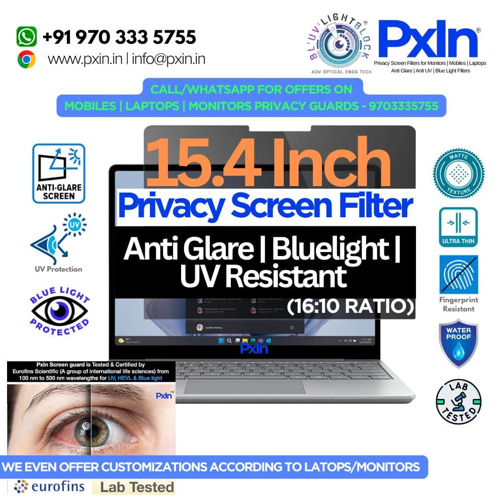15.4 Inch 16:10 Privacy Screen Filter