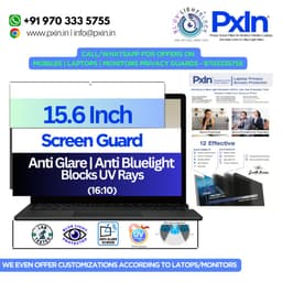 15.6 Inch (16:10) | Anti Glare | Anti Bluelight Screen Guard