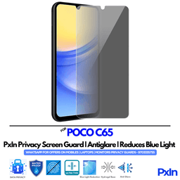 POCO C65 Privacy Screen Guard