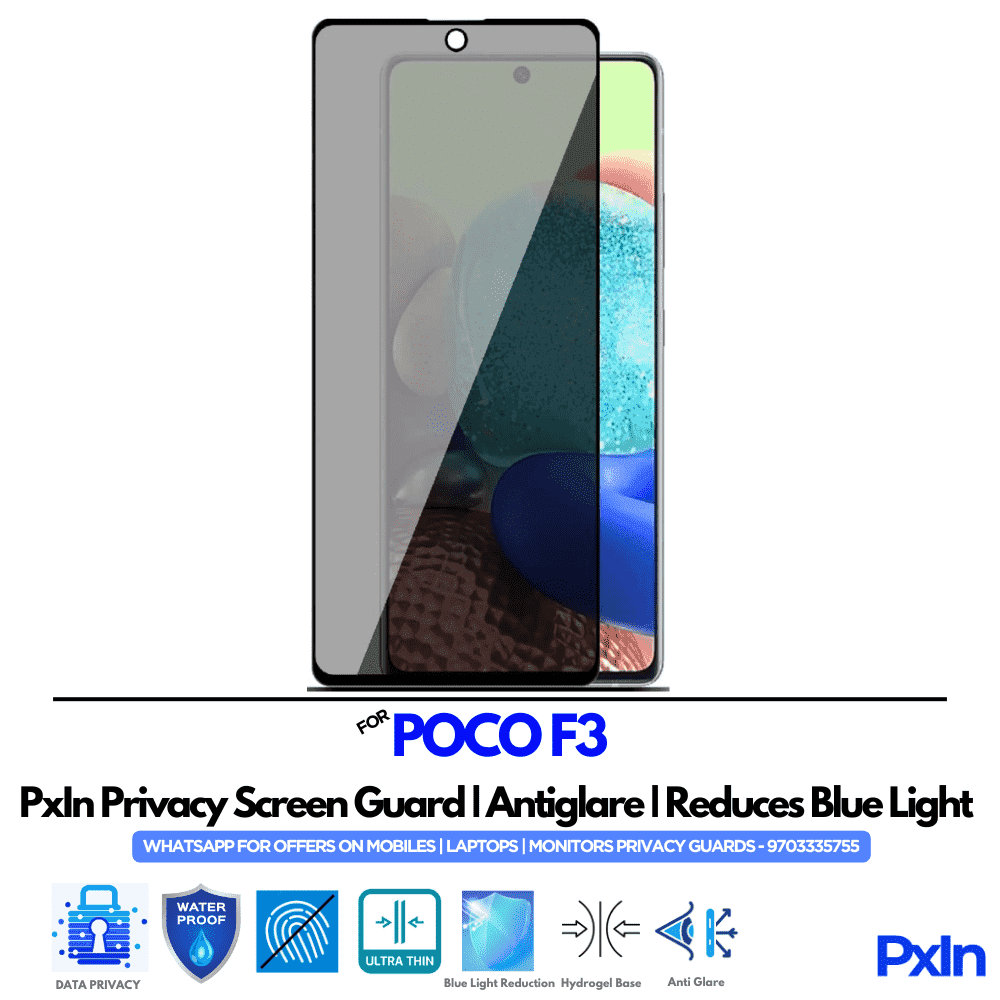 POCO F3 Privacy Screen Guard