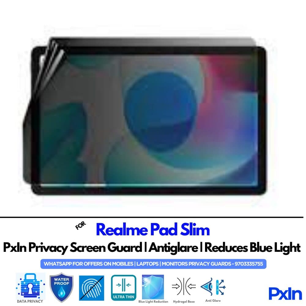Realme Pad Slim Privacy Screen Guard
