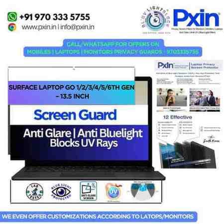 Surface Laptop Go 1/2/3/4/5/6th gen - 13.5 Inch Anti Glare Anti Bluelight Screen Guard