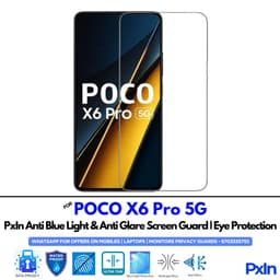 POCO X6 Pro 5G Anti Blue light screen guard