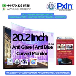 20.2 Inch(16:10) curved monitor Anti glare and Anti Bluelight screen guard