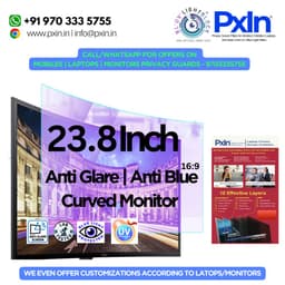 23.8 Inch(16:9) curved monitor Anti glare and Anti Bluelight screen guard