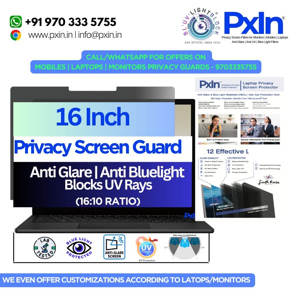 16 Inch (16:10) Privacy Screen Filter