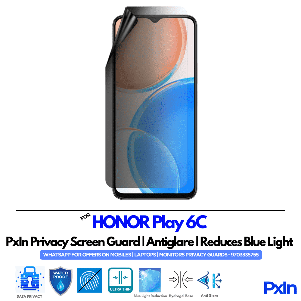 HONOR Play 6C Privacy Screen Guard