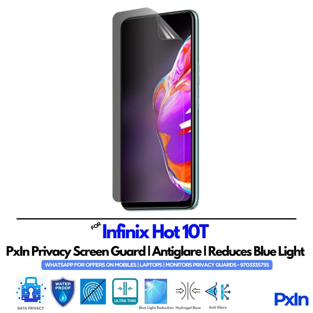 Infinix Hot 10T Privacy Screen Guard