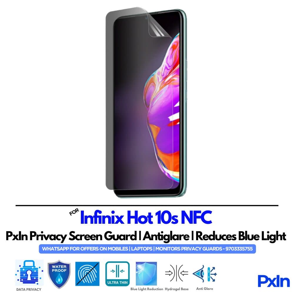 Infinix Hot 10s NFC Privacy Screen Guard