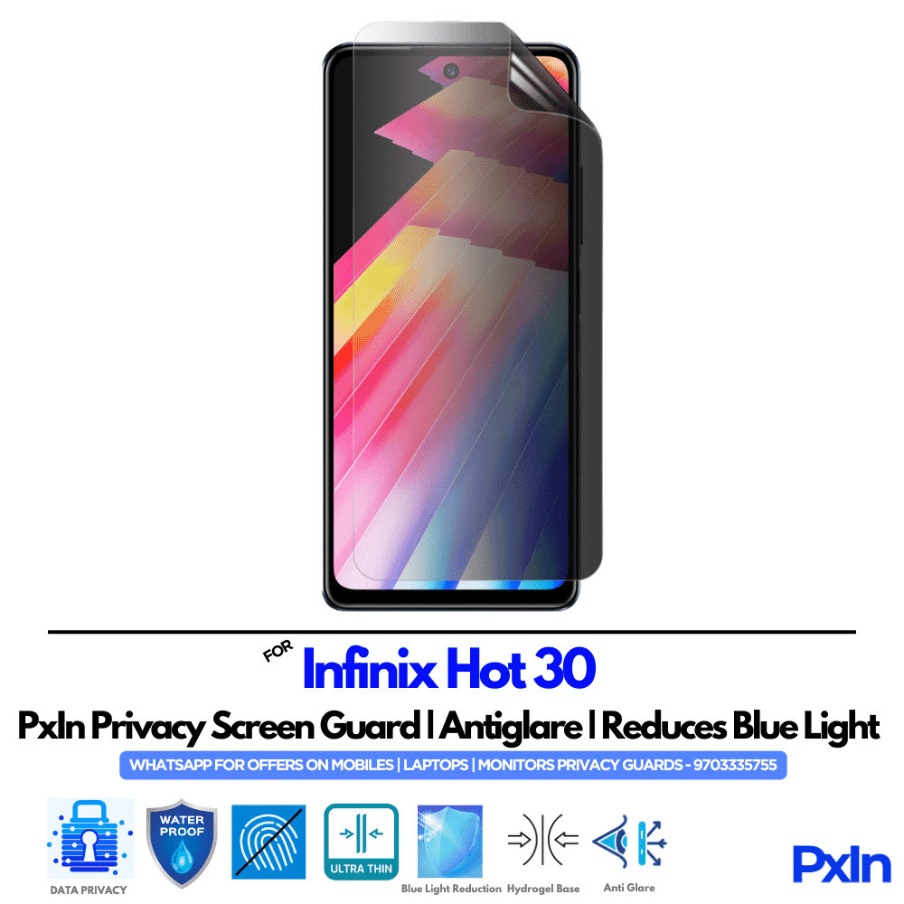Infinix Hot 30 Privacy Screen Guard