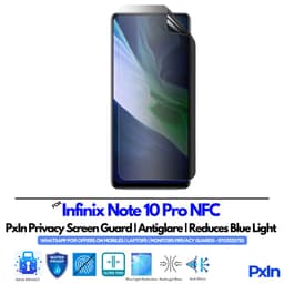 Infinix Note 10 Pro NFC Privacy Screen Guard