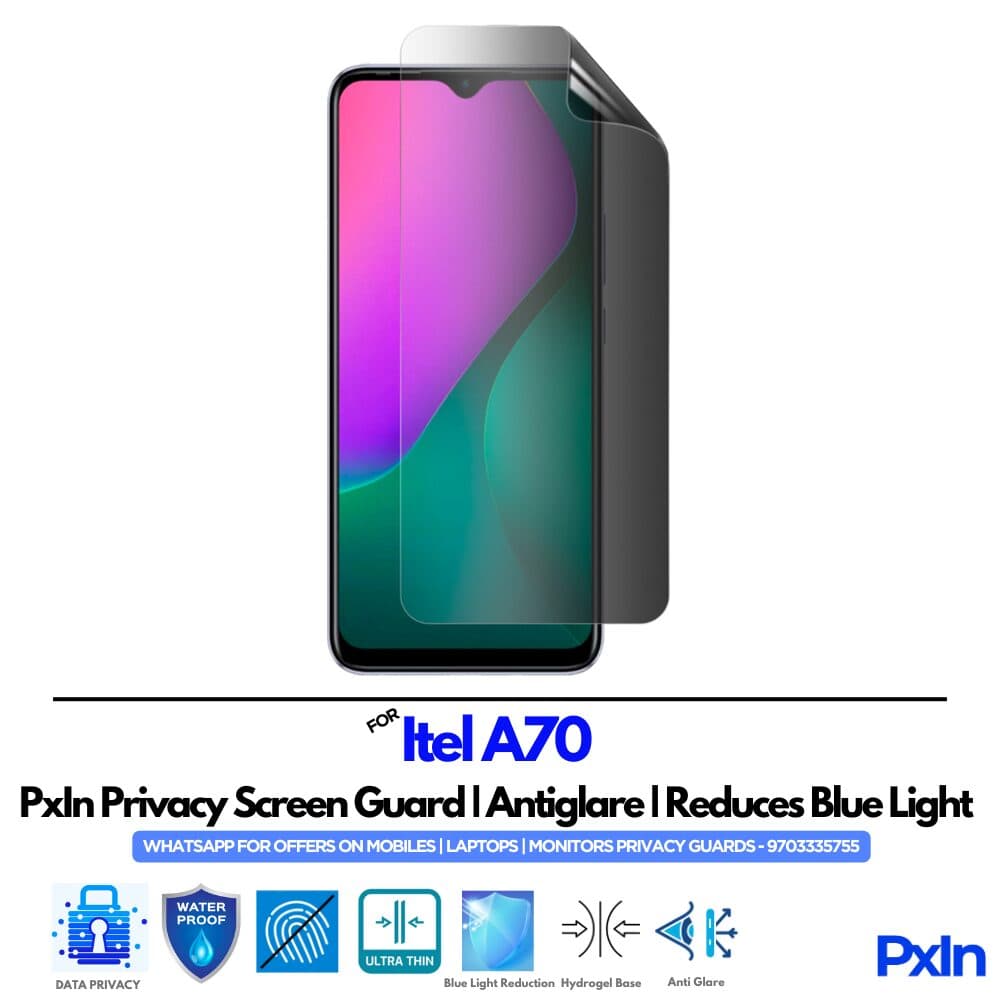 Itel A70 Privacy Screen Guard