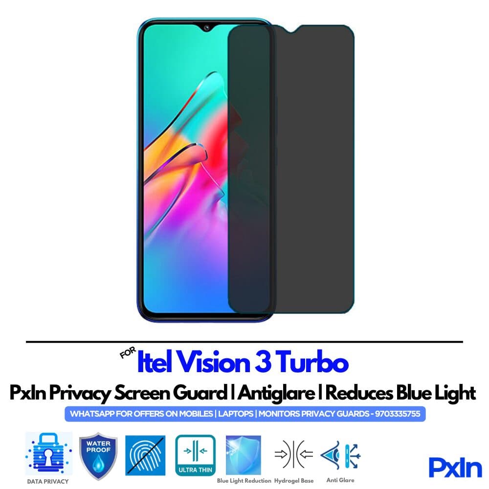 Itel Vision 3 Turbo Privacy Screen Guard