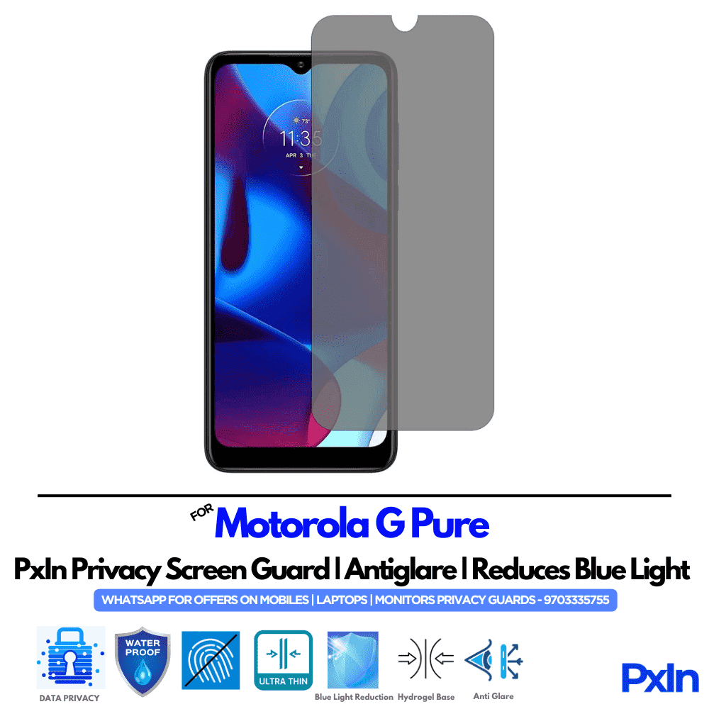 Motorola G Pure Privacy Screen Guard