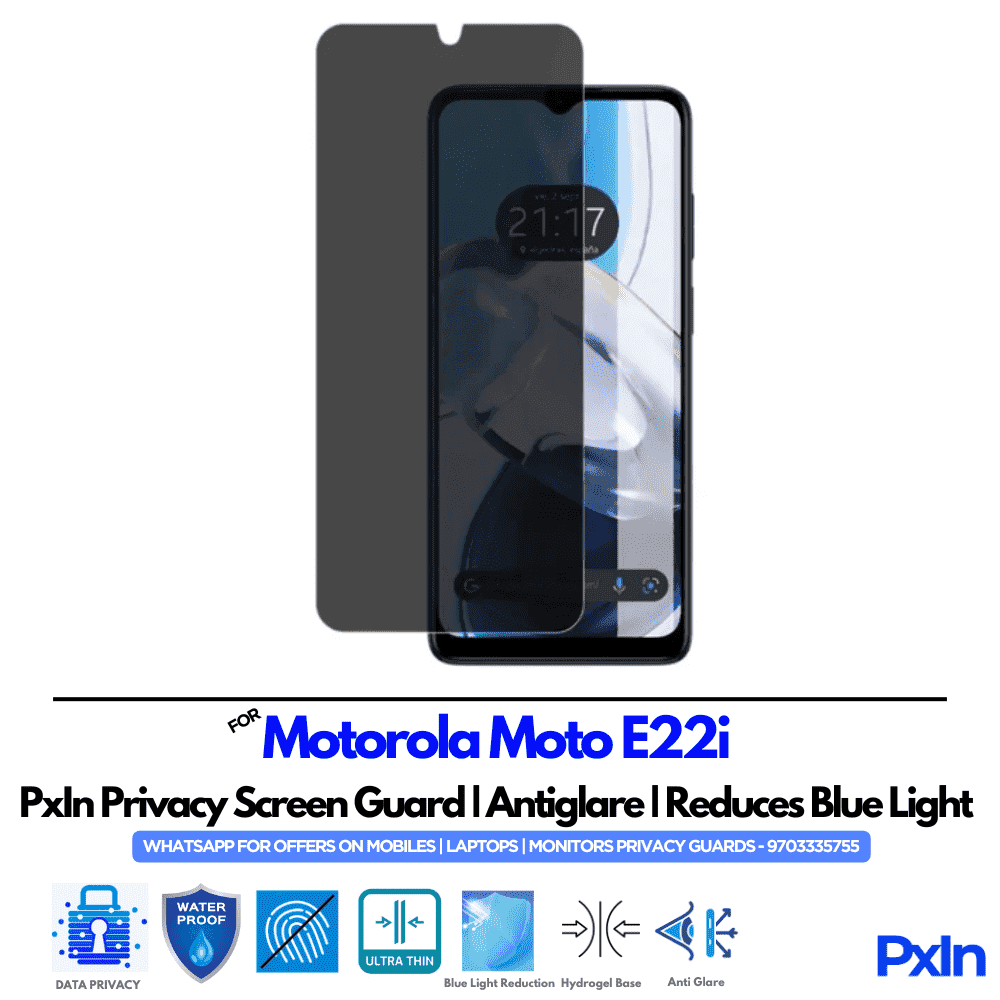 Motorola Moto E22i Privacy Screen Guard