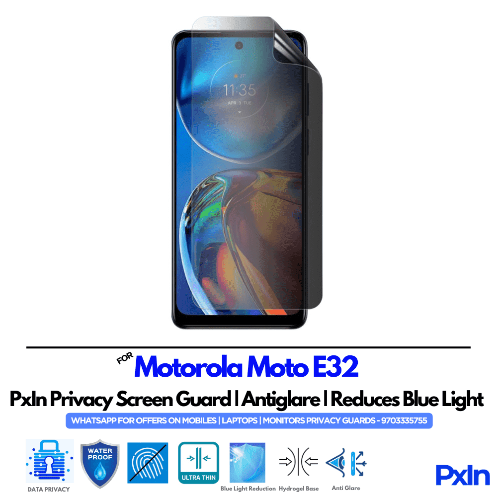 Motorola Moto E32 Privacy Screen Guard