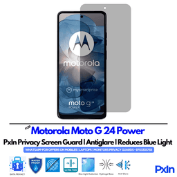 Motorola Moto G 24 Power Privacy Screen Guard
