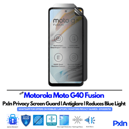 Motorola Moto G40 Fusion Privacy Screen Guard