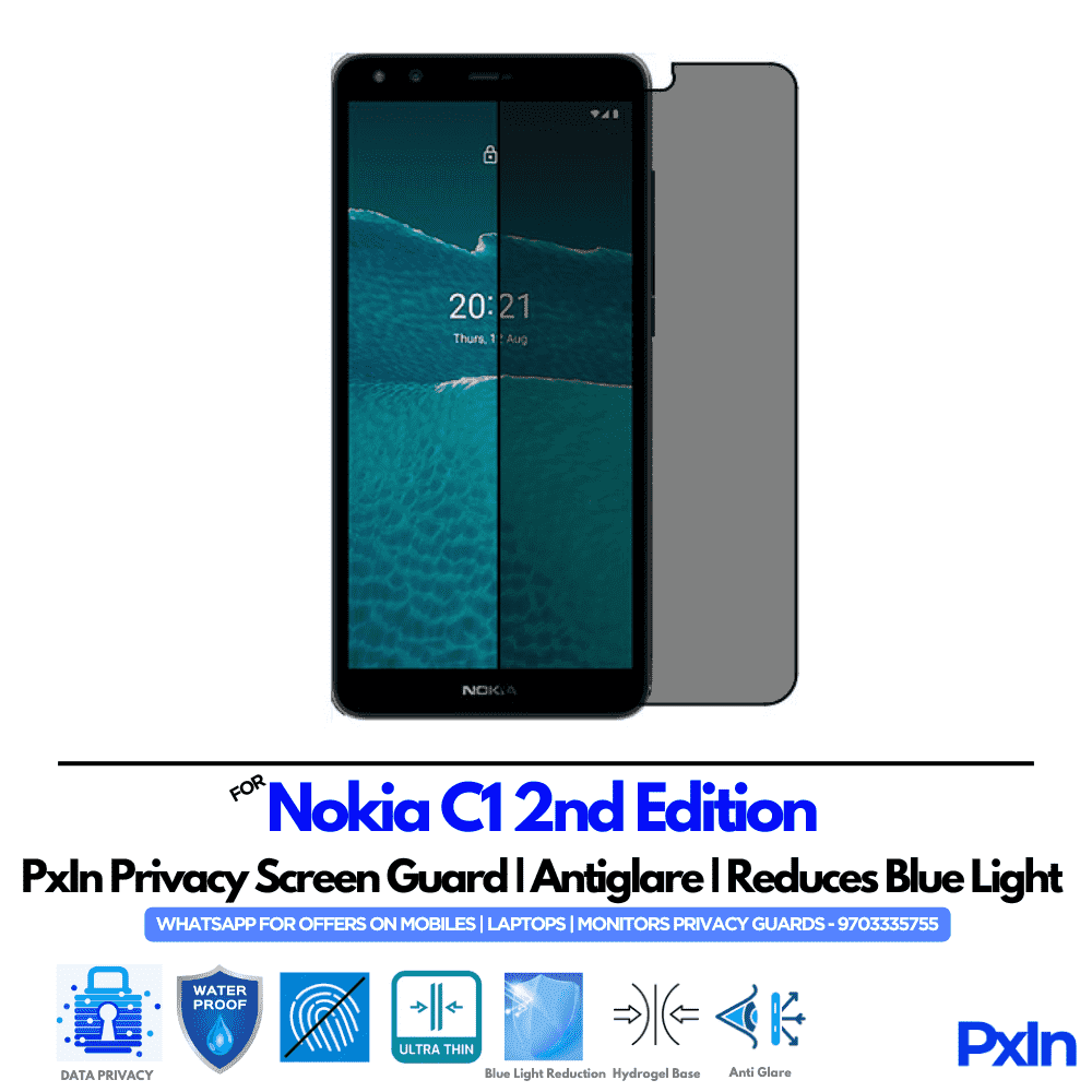 Nokia C1 2nd Edition Privacy Screen Guard