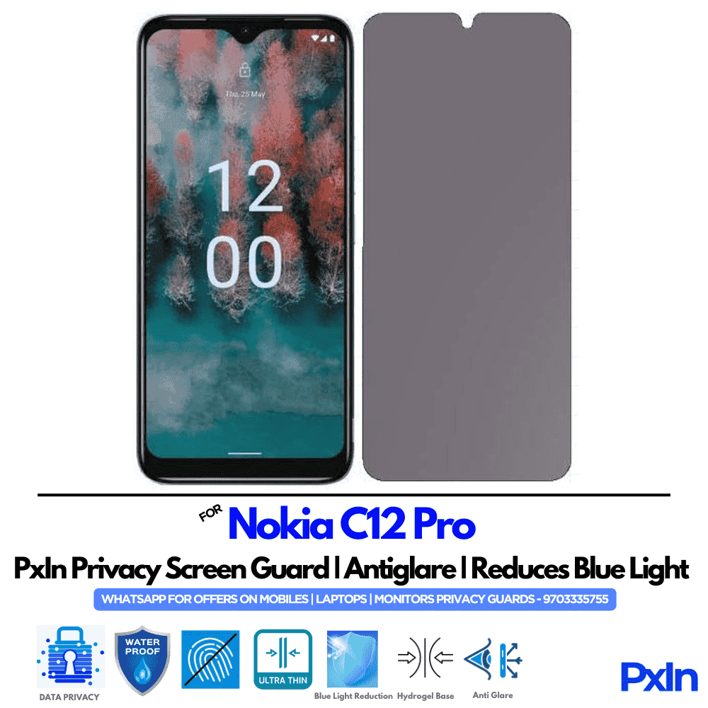 Nokia C12 Pro Privacy Screen Guard