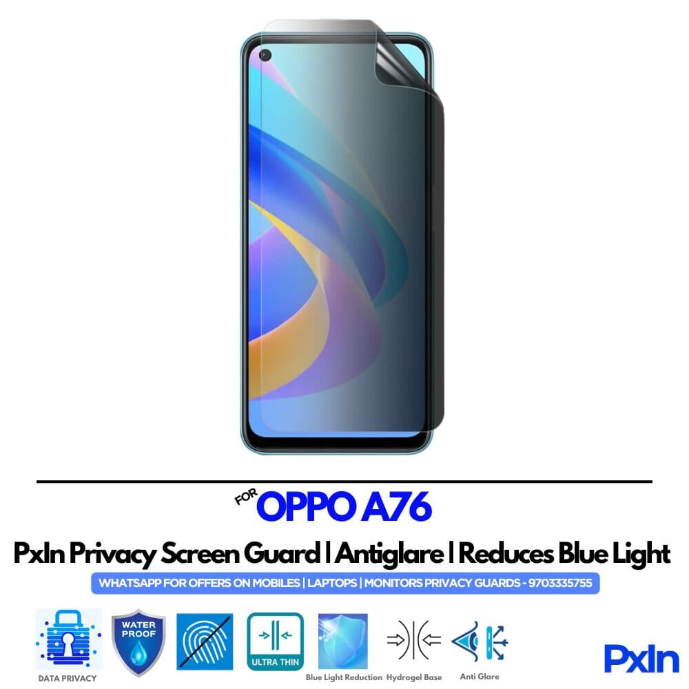 OPPO A76 Privacy Screen Guard