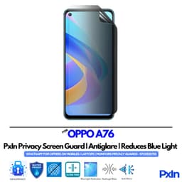 OPPO A76 Privacy Screen Guard