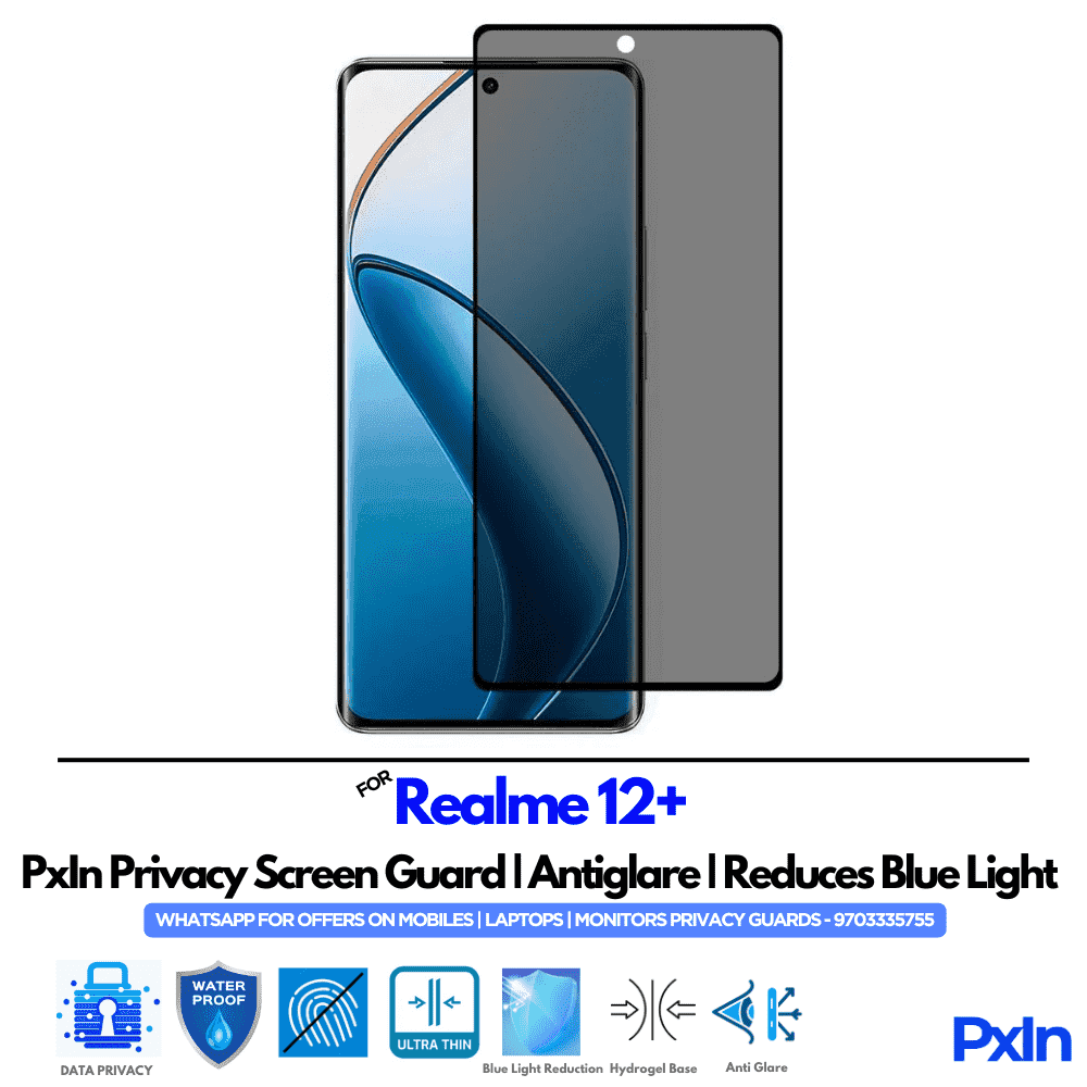 Realme 12+ Privacy Screen Guard