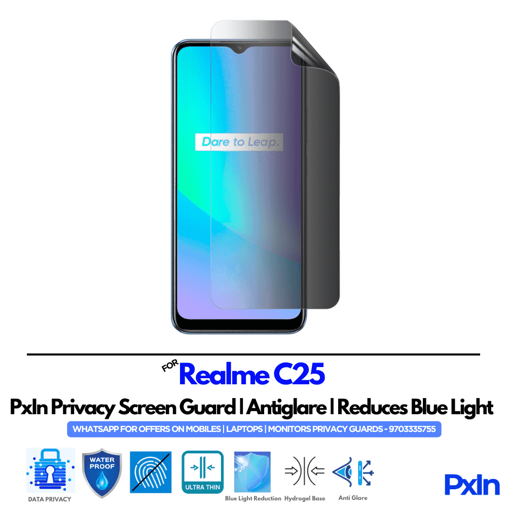 Realme C25 Privacy Screen Guard