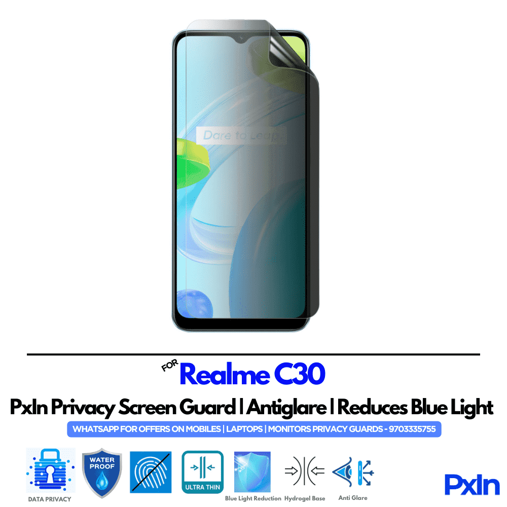 Realme C30 Privacy Screen Guard