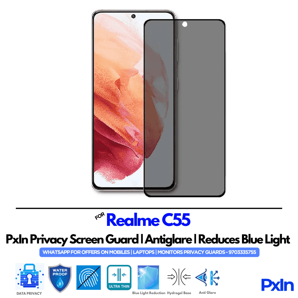Realme C55 Privacy Screen Guard