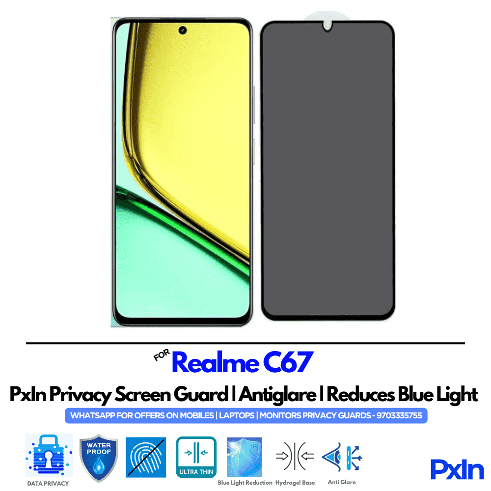 Realme C67 Privacy Screen Guard