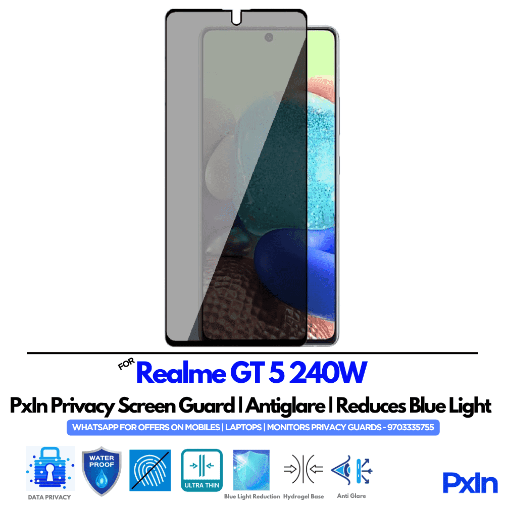 Realme GT 5 240W Privacy Screen Guard