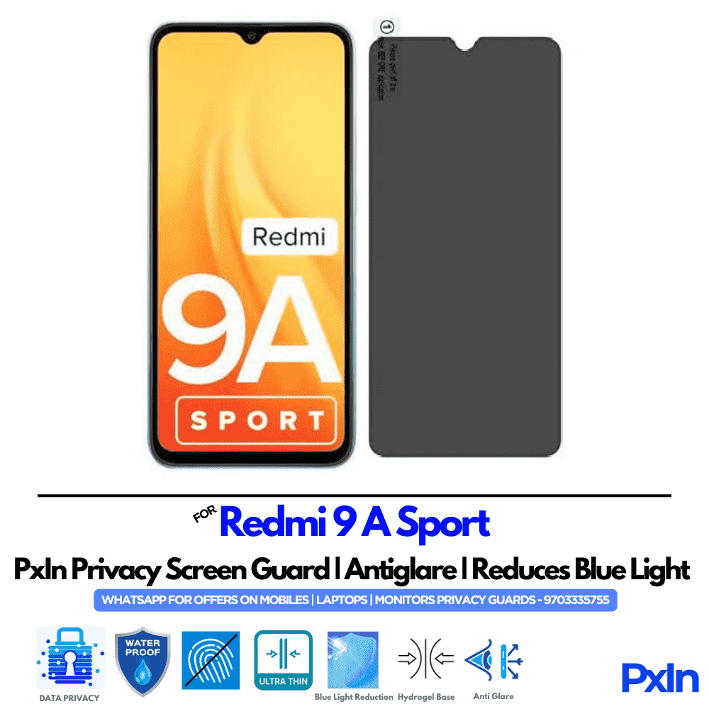 Redmi 9 A Sport Privacy Screen Guard