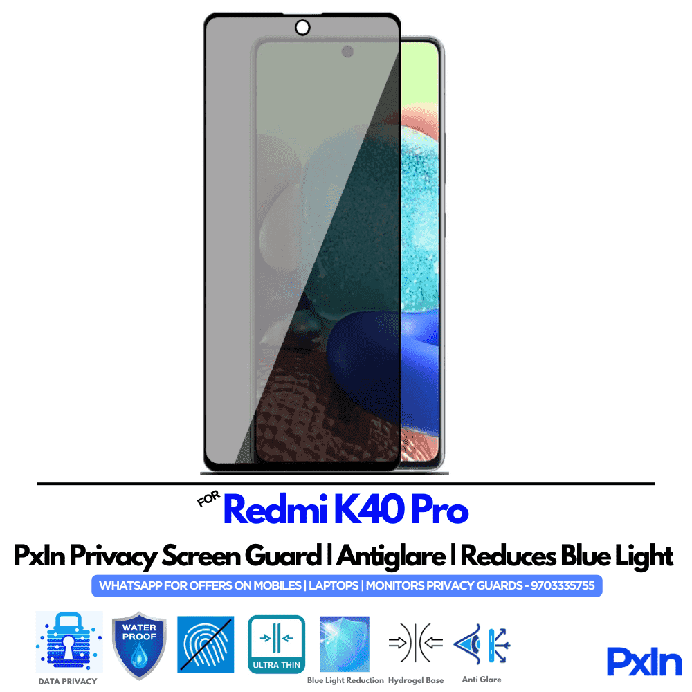 Redmi K40 Pro Privacy Screen Guard