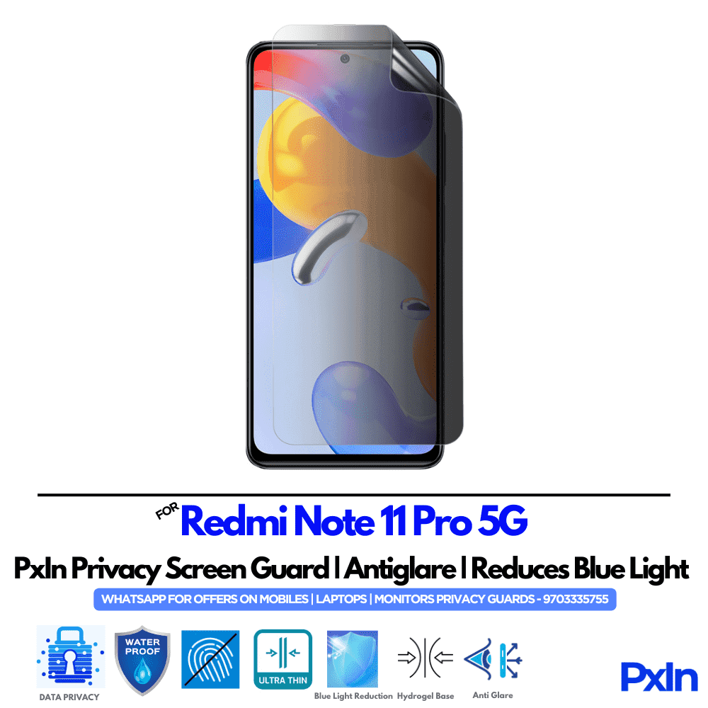 Redmi Note 11 Pro 5G Privacy Screen Guard