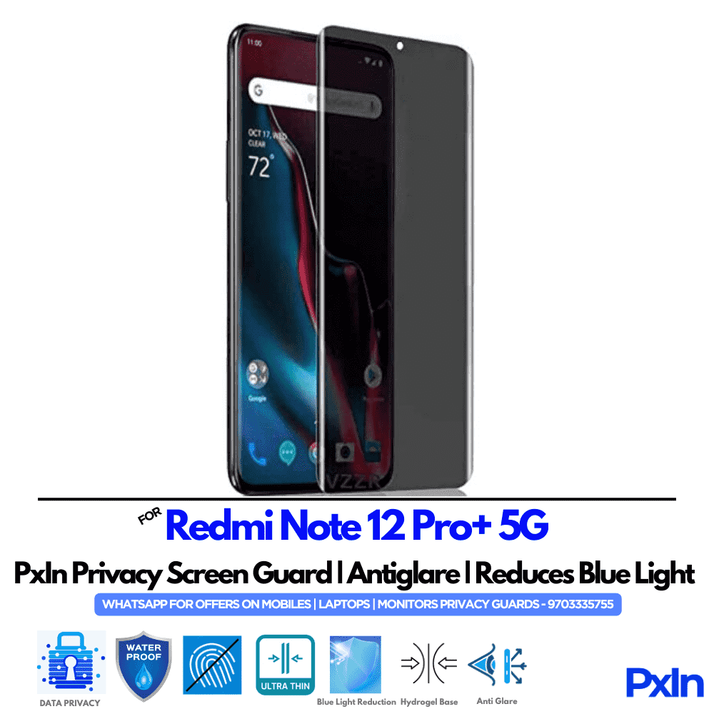 Redmi Note 12 Pro+ 5G Privacy Screen Guard