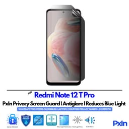 Redmi Note 12 T Pro Privacy Screen Guard