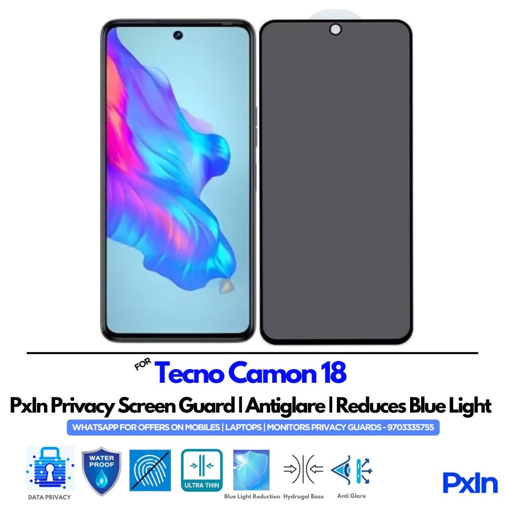 Tecno Camon 18 Privacy Screen Guard