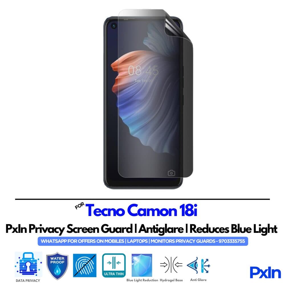 Tecno Camon 18i Privacy Screen Guard