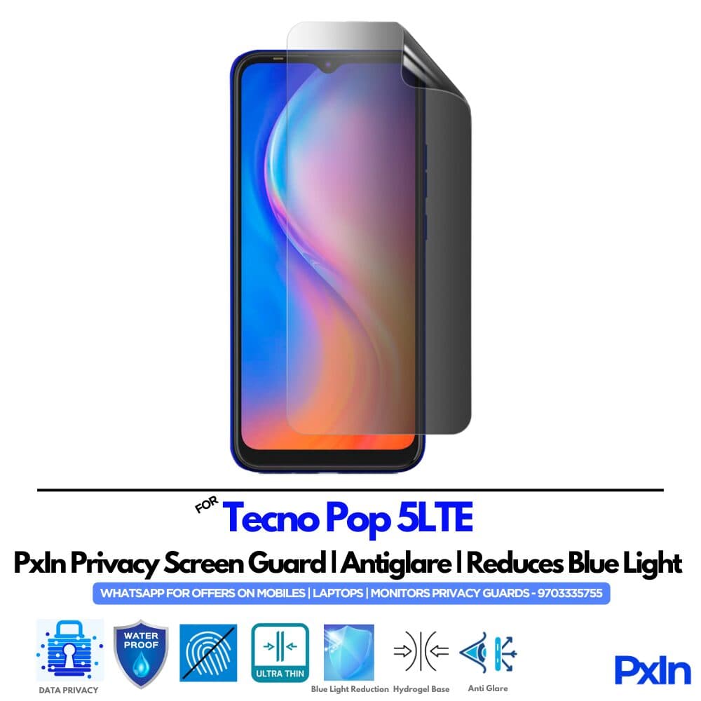 Tecno Pop 5LTE Privacy Screen Guard