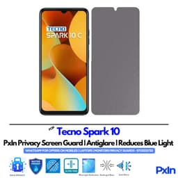 Tecno Spark 10 Privacy Screen Guard