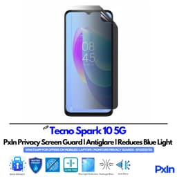 Tecno Spark 10 5G Privacy Screen Guard
