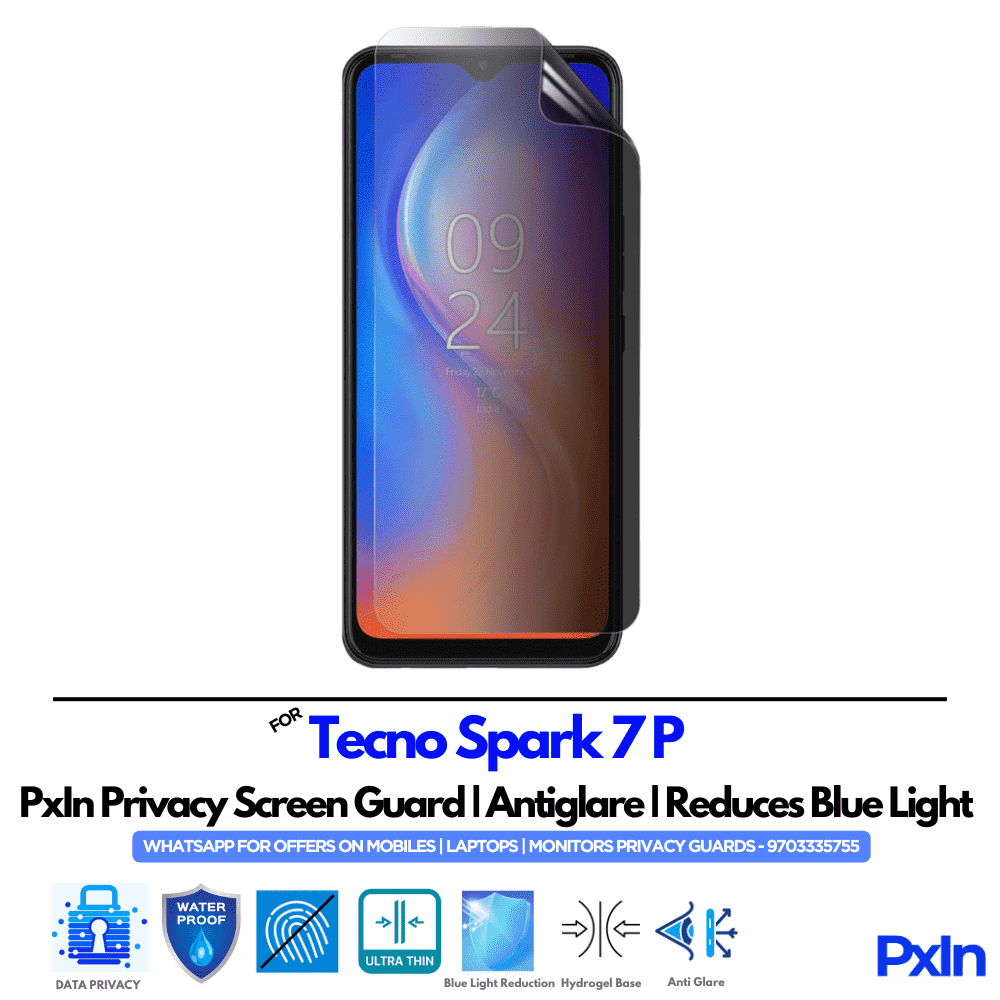 Tecno Spark 7 P Privacy Screen Guard