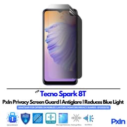 Tecno Spark 8T Privacy Screen Guard
