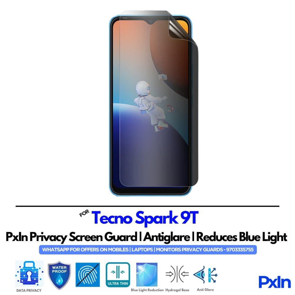 Tecno Spark 9T Privacy Screen Guard