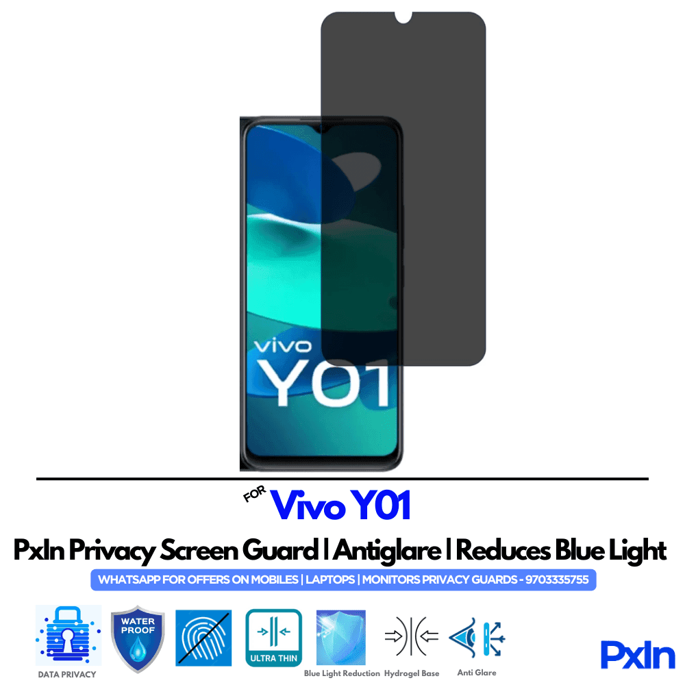 Vivo Y01 Privacy Screen Guard