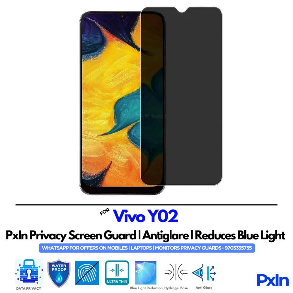 Vivo Y02 Privacy Screen Guard