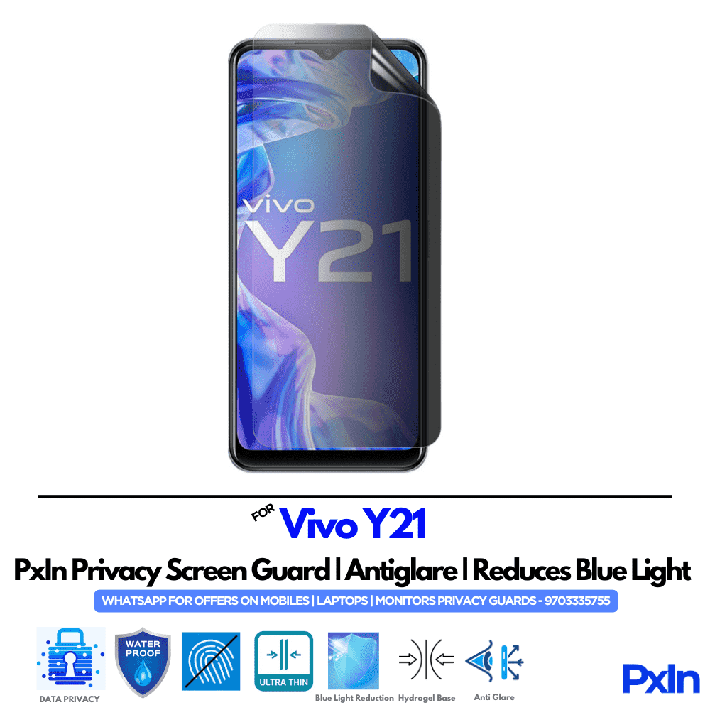Vivo Y21 Privacy Screen Guard